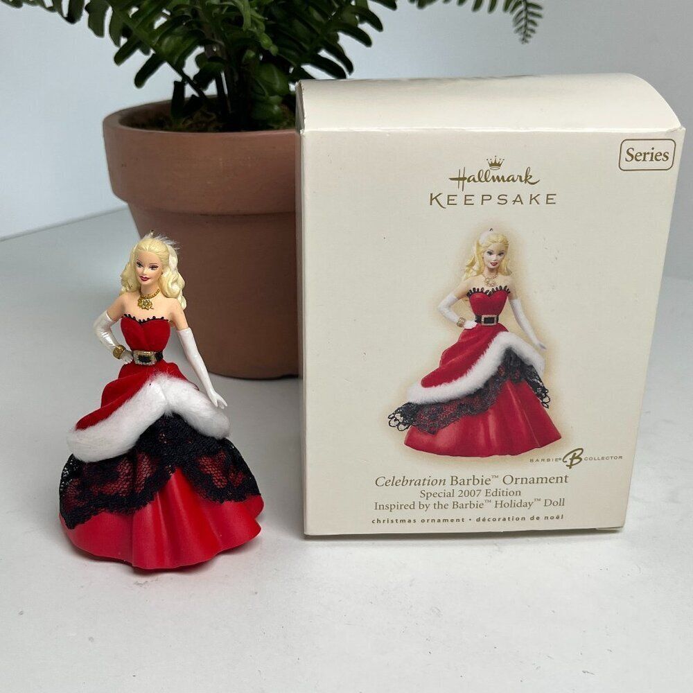 Christmas Ornament Hallmark Keepsake Barbie Special Edition 2007 Collectible Ltd